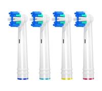 REDTRON Testine Spazzolino Compatibile con Oral B Spazzolino Elettrico, Floss Action Ricambio Testine Spazzolini Elettrici, Testine di Ricambio Adatto Oral B Vitality Pro Smart Genius, 4 pezzi
