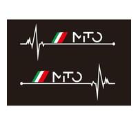 REDVIT Stemma Auto Logo per Alfa Romeo Mito, Anteriore e Posteriore Emblema Adesivo Car Side Emblema Adesivo Stemmi Decorazione Styling Decalcomanie