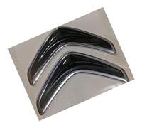 REDVIT Stemma Auto Logo per Citroen C4 / C4 Aircross / C4 Cactus / C4 Picasso, Anteriore e Posteriore Emblema Adesivo Car Side Emblema Adesivo Stemmi Decorazione Styling Decalcomanie