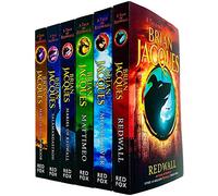 Redwall Series Books 1 - 6 Collection Set di Brian Jacques (Redwall, Mossflower, Mattimeo, Mariel of Redwall, Salamandastron e Martin the Warrior)