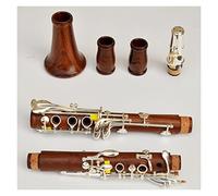 Redwood Professional Clarinet BB Paloso Clarinetto Silvering Keys In Legno Massello SIB KLARNET Clarinetti (Color : M13)