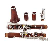 Redwood Professional Clarinet BB Paloso Clarinetto Silvering Keys In Legno Massello SIB KLARNET Clarinetti (Color : M12)