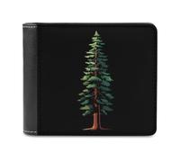 Redwood Tree - Portafoglio sottile con tasca frontale e porta carte di credito, per donne e uomini, Stile:, Taglia unica, Per tutte le stagioni