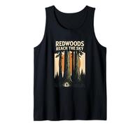 Redwoods Reach The Sky Camicia retrò California Forest Hiking Canotta