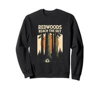 Redwoods Reach The Sky Camicia retrò California Forest Hiking Felpa