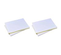 Reeatel 100 Fogli A4 Bianca Autoadesivo Impermeabile Etichetta Adesiva Superficie Opaca Carta per Fotocopiatrice un Getto D'Inchiostro