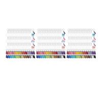 Reeatel 1050 Pezzi nel Acrilico Trasparente per Vinile con Spazi Vuoti, Nappe, Anelli di Salto, Anelli per DIY