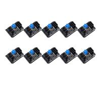 Reeatel 10X Adattatore per Ventola Un 3 Pin e 4 Pin PWM per PC Hub Ventola di Raffreddamento Splitter Un 8 Vie Regolatore di velocità 12V con Porta di Alimentazione Un 6 Pin