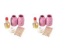 Reeatel 18PZ Torcia per Saldatura TIG Lente per Gas Lunga Grande E Tazza in Allumina per WP17 WP18 WP26 TIG Corpi A Pinza Kit di Ricambi Accessori