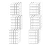 Reeatel 20 Pagine per La Raccolta di Monete Tascabili con 9 Fori per Album di Monete Custodie per La Raccolta Della Maggior Parte Dei Distintivi di Francobolli di Monete Ecc.