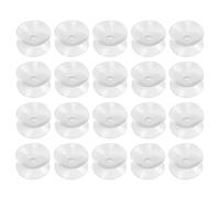 Reeatel 20 Pezzi Ventosa Ventosa Un Doppia Faccia - Ventose per Vetro, Plastica - Larghezza 30 mm