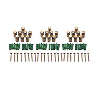 Reeatel 24 Set di Distanziali per Pubblicità Fissaggi per Montaggio Un Parete per Distanziatori per Appendere La Cornice Nel Acrilico (12 x 20 mm)