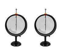 Reeatel 2X Elettroscopio Puntatore Esperimento Elettrostatico Elettrometro per Misurare La Differenza di Potenziale Tra Due Bande