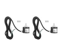 Reeatel 2X Encoder Incrementale Rotativo 38S6G5-B-G24N AB Collegamento Bifase 50P/R 5-24V Albero Pieno CC Collettore Aperto Uscita NPN