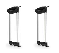 Reeatel 2X Parti di Ricambio per Manico Telescopico per Bagagli da Viaggio da 51 cm Carrello per Bagagli G003 Carrello per Cassetta Degli Attrezzi da 20 Pollici
