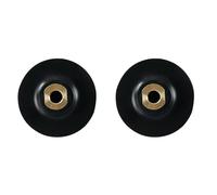 Reeatel 2X Platorello nel Gomma Supporto per Disco Abrasivo per Lucidatura per Smerigliatrice Angolare M14 Platorello Abrasivo Autoadesivo per Smerigliatura 3 Pollici