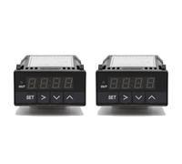 Reeatel 2X Regolatore di Temperatura PID Digitale Programmabile XMT-7200 da 48x24 mm con Relè A Stato Integrato da 5 A XMT7100 PT100