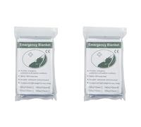 Reeatel 2X Rescue Coperta di Emergenza Spazio Termico di Sopravvivenza Coperta Calda Coperta Isolamento Termico Coperta per dormire 140x210cm