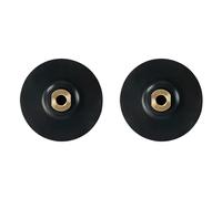 Reeatel 2X Supporto per Disco Abrasivo per Lucidatura nel Gomma per Smerigliatrice Angolare M14 Platorello Abrasivo Autoadesivo per Smerigliatura 4 Pollici