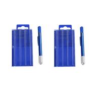 Reeatel 34 PZ Fine Minuscolo Numerato 61-80 Mini Punta da Trapano per Gioielliere Set Pin Vise Chuck Vice