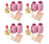 Reeatel 36PZ Torcia per Saldatura TIG Lente per Gas Lunga Grande e Tazza In Allumina per WP17 WP18 WP26 TIG Corpi A Pinza Kit di Ricambi Accessori