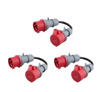 Reeatel 3X 5 Pin Rosso 32A A 16A Femmina Adattatore CEE Gen Ev Connettore Prolunga Caricabatterie Presa 400V