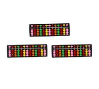 Reeatel 3X Portable Abacus Plastica Aritmetica Abacus Strumento di Calcolo