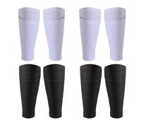 Reeatel 4 paia di da calcio traspiranti per parastinchi da calcio, supporto per calciare palla, , ciclismo, S