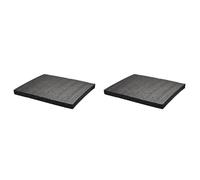 Reeatel 4 Pezzi 50x30X2 cm Pick Apart Inserto In Schiuma Taglio Fodera In Schiuma Imballaggio Cassetta Degli Attrezzi Pre-Taglio e In Schiuma Nera