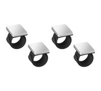 Reeatel 4 Pezzi di Puntaspilli Magnetici da Polso, Puntaspilli Magnetici per Cucire, Cinturino Portaspilli Magnetico per Cucire, Nero