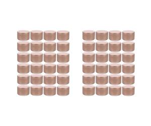 Reeatel 48 Etichette Decorative per Vasetti di Candele Barattoli di Stoccaggio Vuoti Barattoli di per Candele Portacandele Contenitori di Rotondi, C