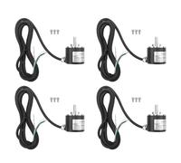 Reeatel 4X Encoder Incrementale Rotativo 38S6G5-B-G24N AB Collegamento Bifase 50P/R 5-24V Albero Pieno CC Collettore Aperto Uscita NPN