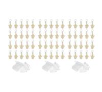 Reeatel 60 Pz Battesimo Battesimo nel Legno Battesimo Favore Souvenir Battesimo Comunione per Ragazzo o Ragazza