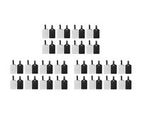 Reeatel 60Pack Sublimazione Blanks Etichette per Bagagli Etichette per Un Trasferimento Termico nel Pelle PU per Valigie da Viaggio Porta Sportive