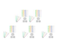 Reeatel 80 Pezzi Mandala Punteggia Gli Strumenti per Dipingere Le Rocce Mandala Stencil Kit Strumenti per Scolpire L'Argilla con Stilo Un Sfera