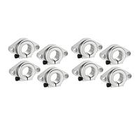 Reeatel 8x Supporto per Guida di Guida A Barra di Serraggio per Binario di Movimento Lineare per Albero Diametro 20 mm, (SHF20)