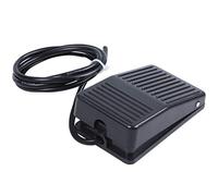 Reeatel AC 250V 10A SPDT NO NC antiscivolo in plastica momentanea di alimentazione Pedale interruttore nero