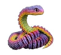 Reeatel Giocattolo Fidget A Serpente Stampato in 3D con Giunti Flessibili in Perfetto Come Giocattolo da Scrivania per Dirigenti, Decorazione per la Casa L'Autismo.