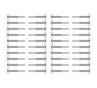 Reeatel Kit per ringhiere per cavi, confezione da 40, tenditore e terminale nascosto per ringhiere cavi, per legno/livello/scale