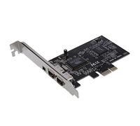 Reeatel Scheda controller PCI Express x1 PCI-E FireWire 1394a IEEE1394 a 3 porte per desktop