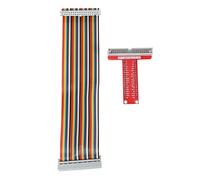 Reeatel Scheda di espansione Breakout RPi GPIO + a Nastro + Adattatore GPIO Tipo T assemblato a Nastro Piatto FC40 40pin da 20 cm per 3 2 Modello B & B + SC05