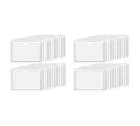 Reeatel Tasche Adesive Trasparenti Tasche per Schede da 4X6 Pollici Buste Autoadesive con Tasche per Etichette con Caricamento Dall'Alto (60 Pezzi)