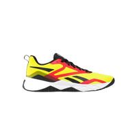 Reebok Allenatore Nfx, Scarpe da Ginnastica Uomo, Acidyellow Nero Vectorred, 44.5 EU