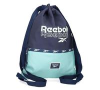 Reebok Andrew school backpack, blue and pink backpack, made of polyester, wide, ergonomic and padded shoulder straps, multiple compartments, by Joumma Bags