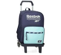Reebok Andrew Zaino doppio scomparto con carrello blu 30 x 40 x 12 cm Poliestere 14,4 L by Joumma Bags, blu, Taglia unica, Zaino doppio scomparto con carrello