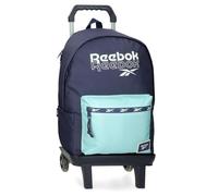 Reebok Andrew Zaino per portatile con carrello portatile 15,6 pollici blu 31 x 44 x 15 cm poliestere 20,46 L by Joumma Bags, blu, Taglia unica, Zaino per laptop con carrello