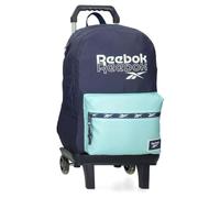 Reebok Andrew Zaino scuola con carrello portatile 15,6 pollici blu 31 x 44 x 15 cm Poliestere 20,46 L by Joumma Bags, blu, Taglia unica, Zaino scuola con carrello