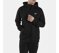 Reebok - Athlete Doubleknit Full-Zip Uomo Hoodie, Uomo, Black, Taglia: 2XL