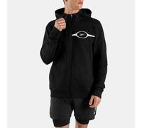 Reebok - Athlete Flex Full Zip Hoodie, Black, Taglia: L