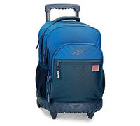 Reebok Atlantic Compact Zaino 2 Ruote Blu 32x43x21 cm Poliestere 28,9L